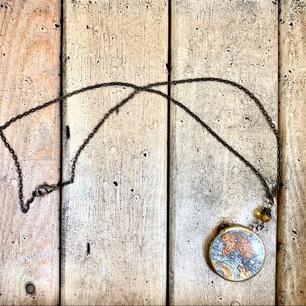 Vintage Atlas Locket